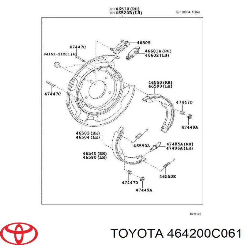464200C061 Toyota 