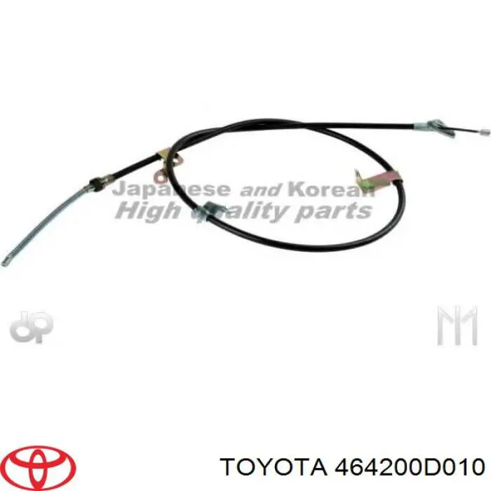 Трос стоянкового гальма задній правий ABE C72013ABE ціна, від 22.74 USD