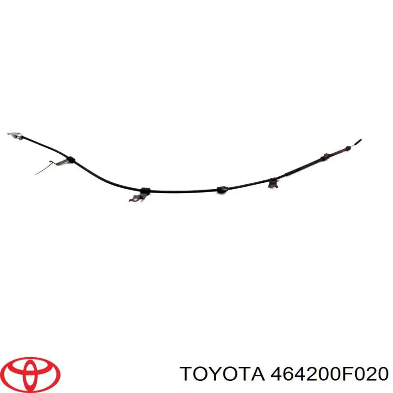 Трос стоянкового гальма задній правий Toyota 464200F020 ціна, від 30.48 USD