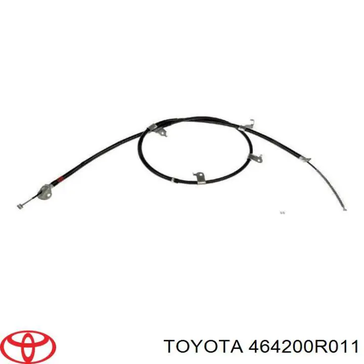 Трос ручного гальма задній, правий Toyota RAV4 4 (A4) (Тойота Рав4)