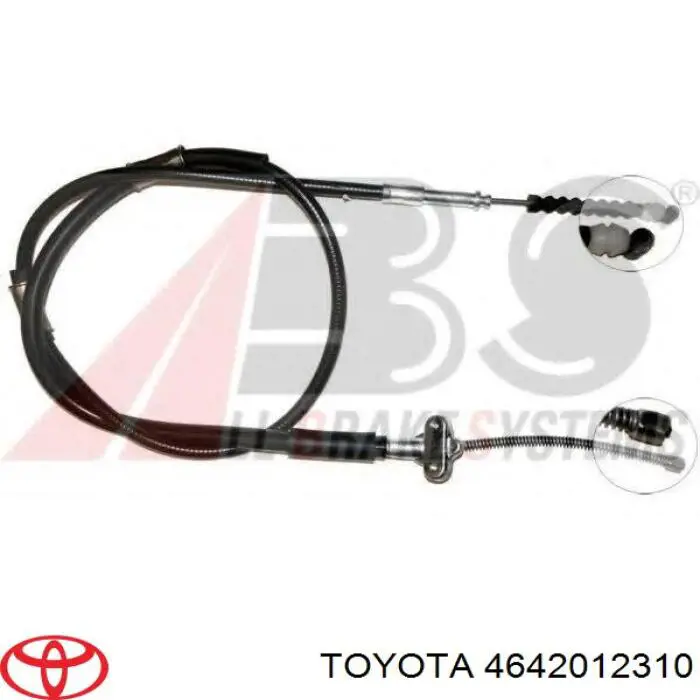 Купити 4642012310 Toyota Трос ручного гальма задній, правий
