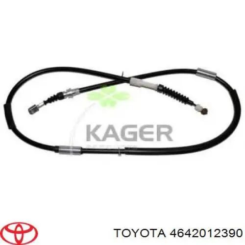 Трос ручного гальма задній, правий 4642012390 Toyota