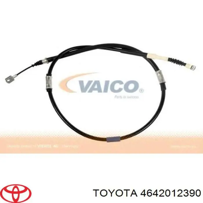 Трос стоянкового гальма задній правий Toyota 4642012390 ціна, від 10.71 USD