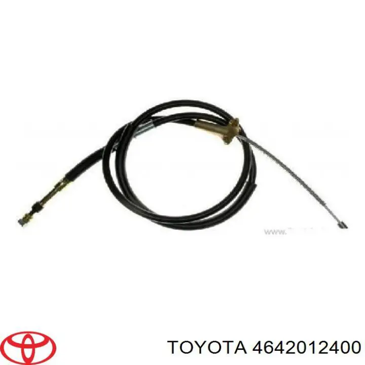Трос ручного гальма задній, правий 4642012400 Toyota