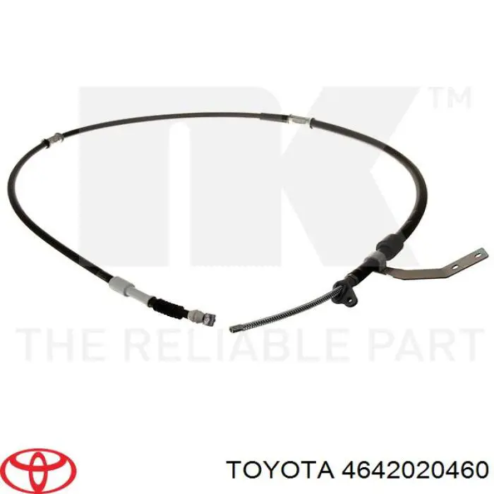 Купити 4642020460 Toyota Трос ручного гальма задній, правий