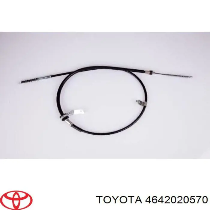 Трос ручного гальма задній, правий Toyota 4642020570 ціна, від 25.40 USD