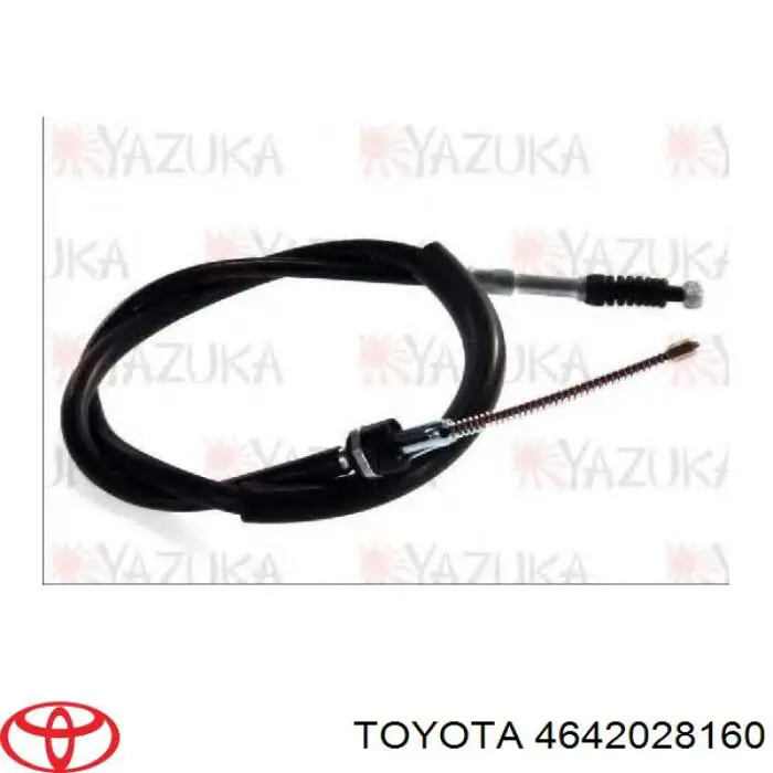 Купити C72075 Japan Cars Трос ручного гальма задній, правий
