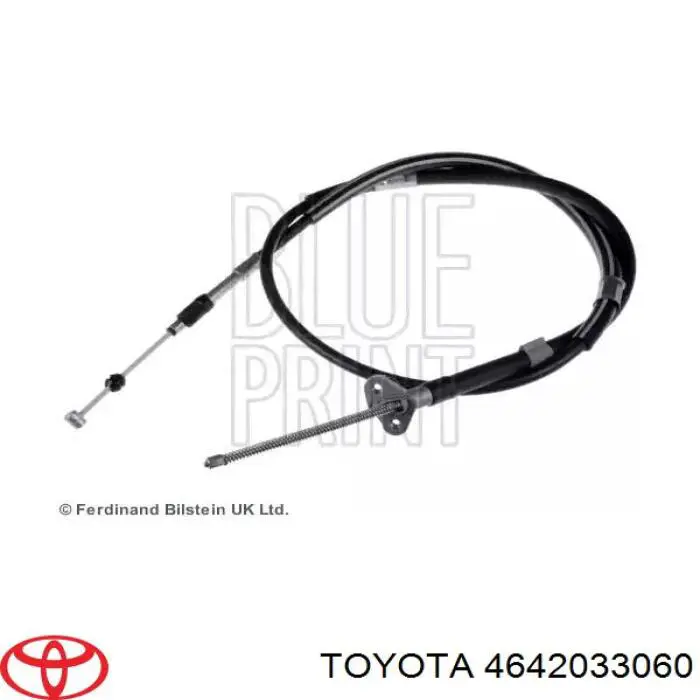 Трос стоянкового гальма задній правий Toyota 4642033060 ціна, від 24.32 USD