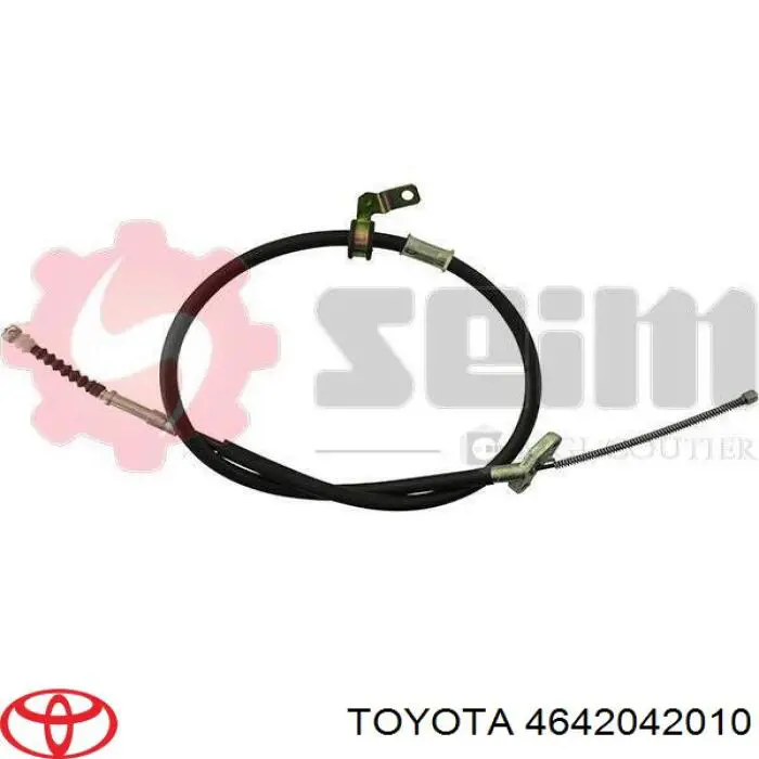 Купити 4642042010 Toyota Трос ручного гальма задній, правий