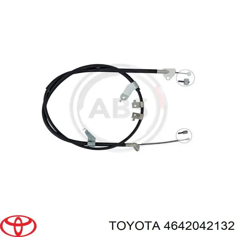4642042132 Toyota Трос ручника задній правий
