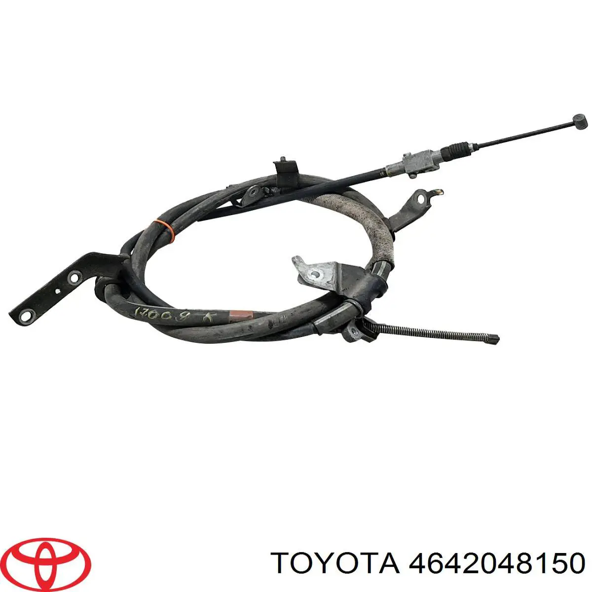 4642048150 Toyota Трос ручного гальма задній, правий