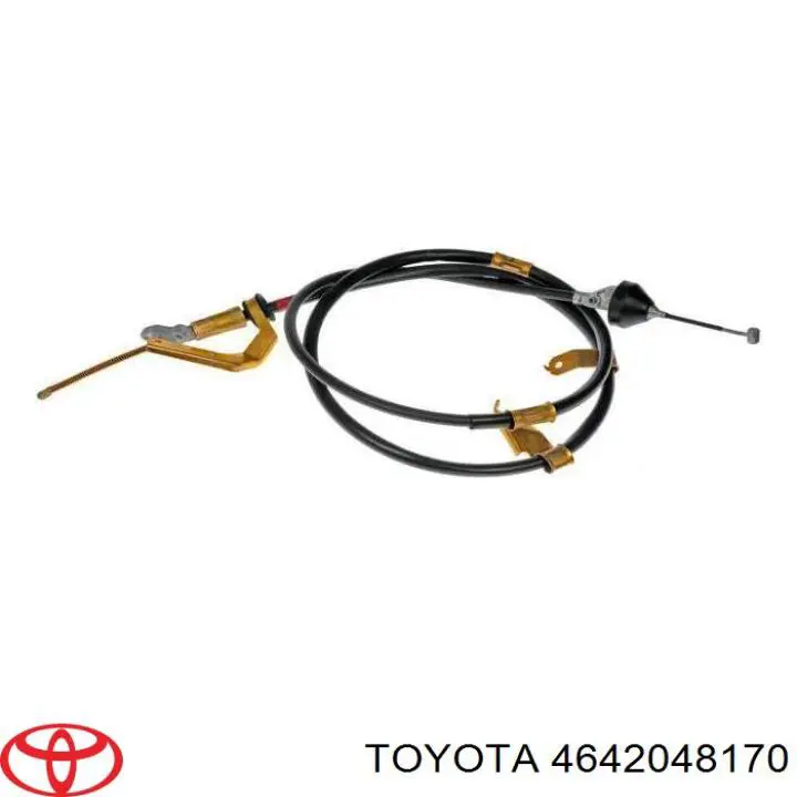 Трос стоянкового гальма задній правий Toyota 4642048170 ціна, від 36.84 USD