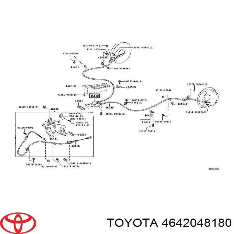  Toyota 4642048180 ціна, від 87.41 USD