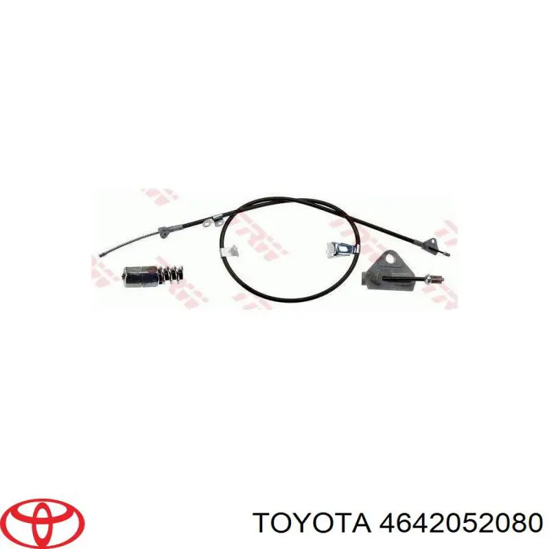 Трос ручного гальма задній, правий 4642052080 Toyota