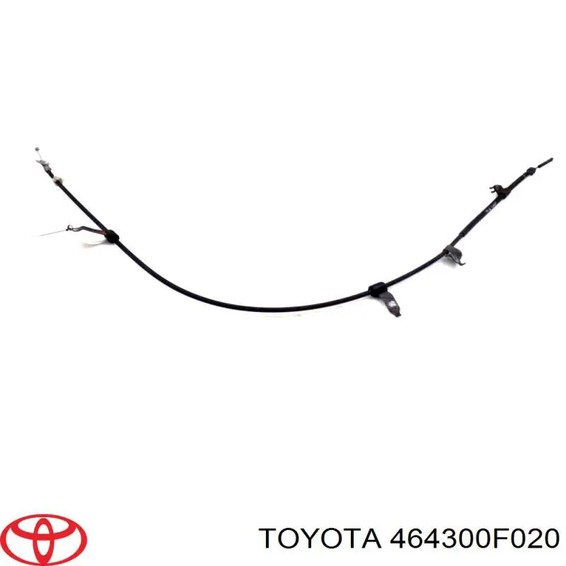 Трос стоянкового гальма задній лівий Toyota 464300F020 ціна, від 30.89 USD