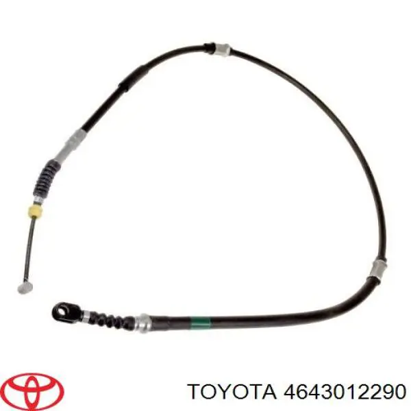 Трос стоянкового гальма задній лівий Toyota 4643012290 ціна, від 28.70 USD