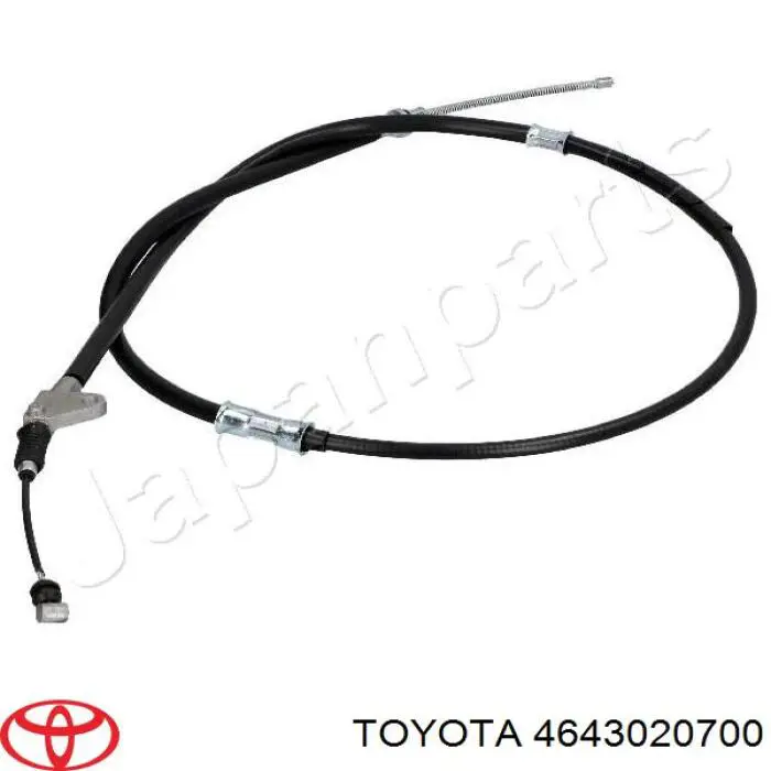 Купити 4643020700 Toyota Трос ручного гальма задній, лівий