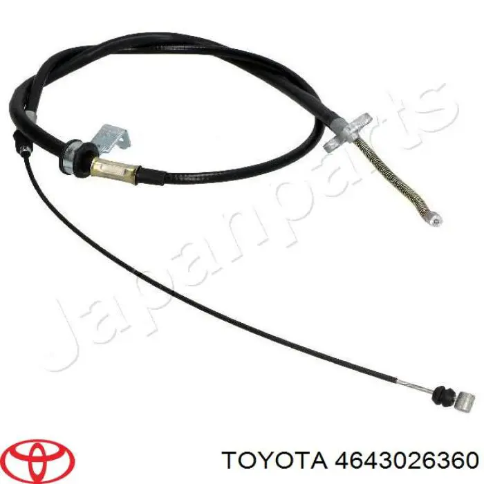 Купити 4643026360 Toyota Трос ручного гальма задній, лівий