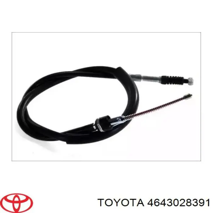 Купити 4643028391 Toyota Трос ручного гальма задній, лівий