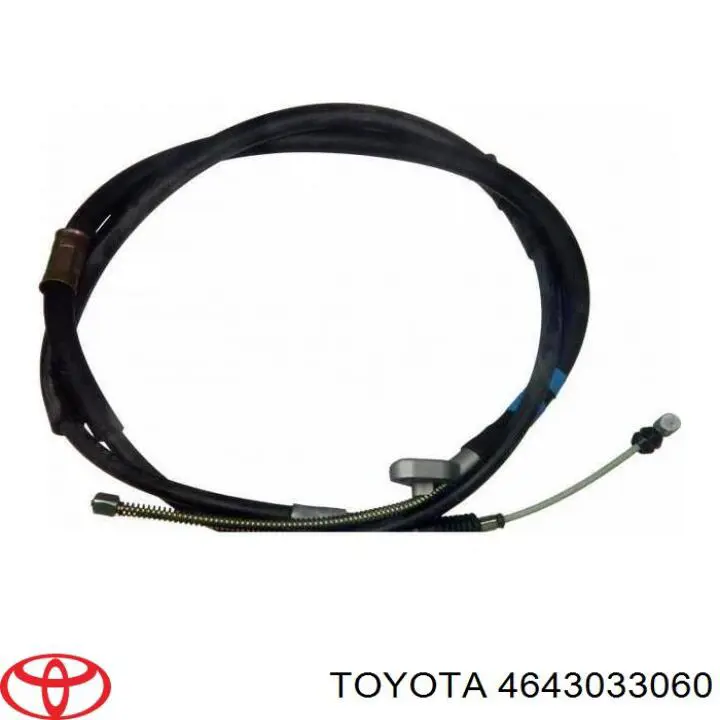 Трос ручного гальма задній, лівий 4643033060 Toyota