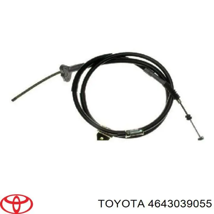 Трос стоянкового гальма задній лівий Toyota 4643039055 ціна, від 26.65 USD