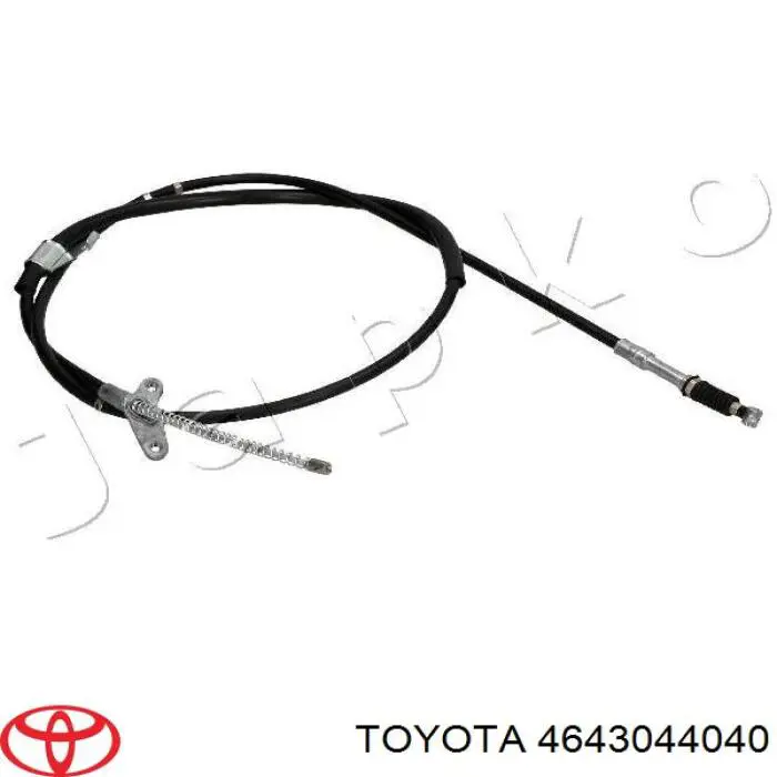Купити 4643044040 Toyota Трос ручного гальма задній, лівий