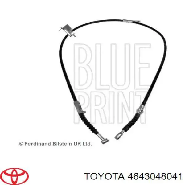 Купити 4643048041 Toyota Трос ручного гальма задній, лівий