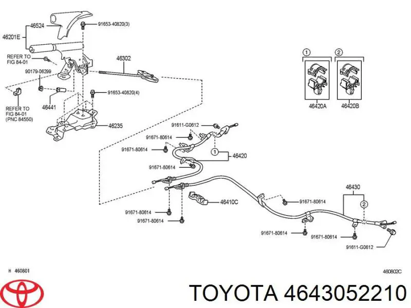 Купити K19870 ABS Трос ручного гальма задній, лівий