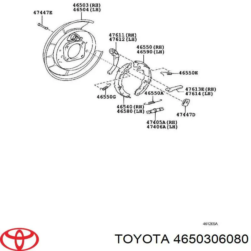  4650306080 Toyota