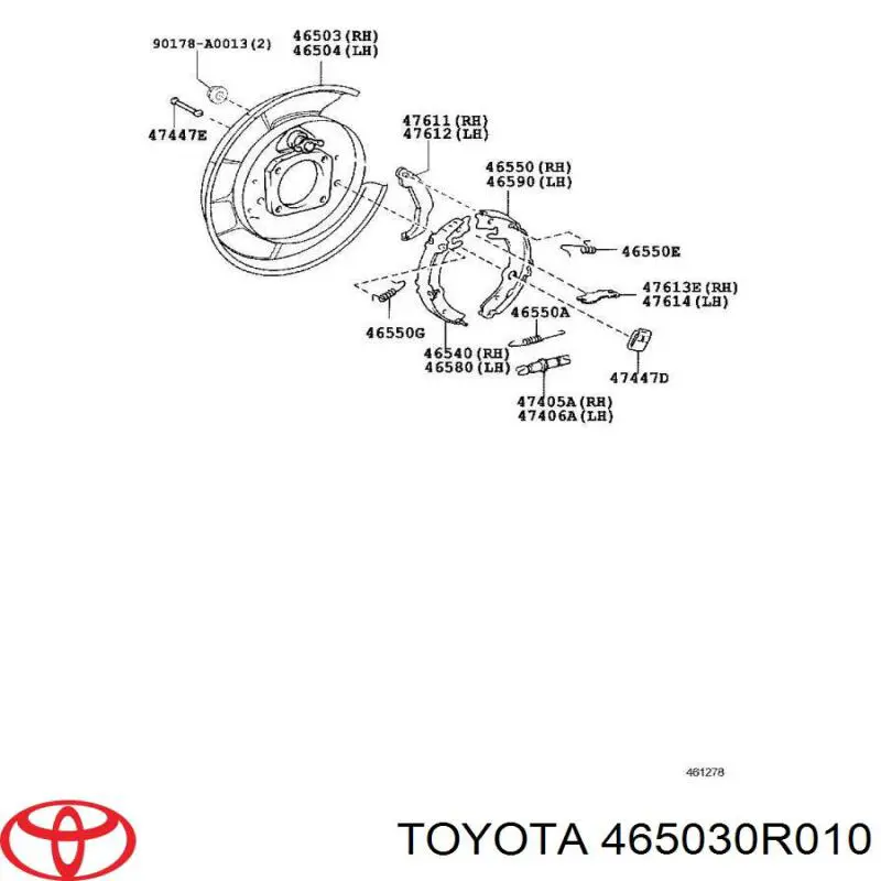 465030R010 Toyota 