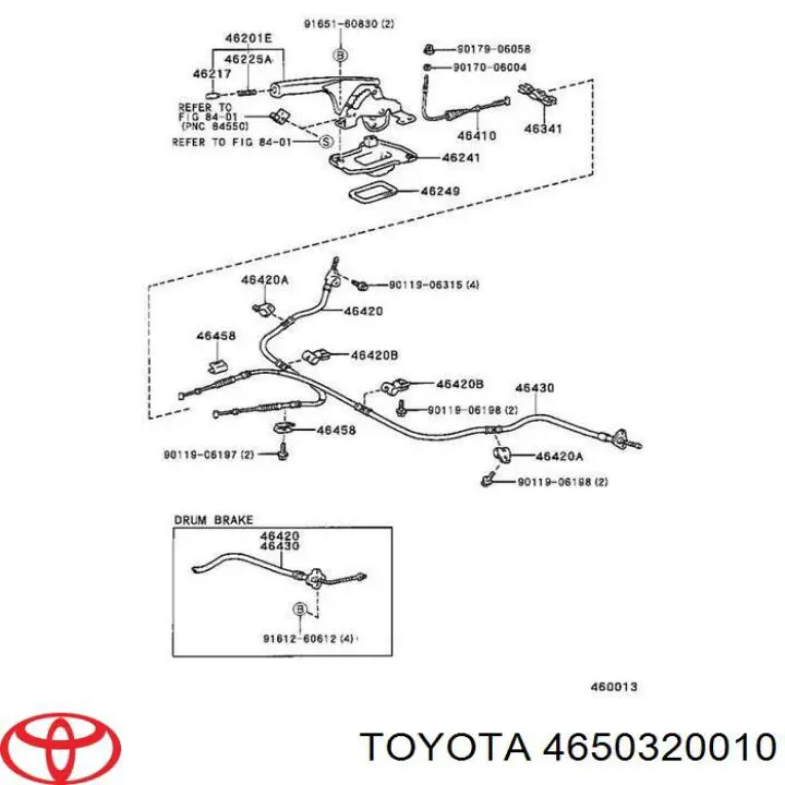Захист гальмівного диска заднього, правого Toyota 4650320010 ціна, від 63.35 USD