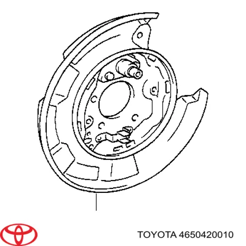 Пристрій гальмівне задніх гальм Toyota 4650420010 ціна, від 63.33 USD