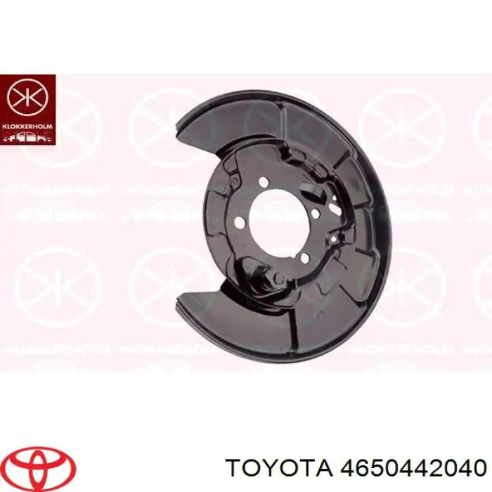 Захист гальмівного диска заднього, лівого Toyota RAV4 3 (A3) (Тойота Рав4)