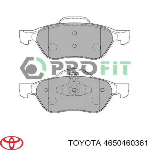 Купити 4650460360 Toyota Захист гальмівного диска заднього, лівого