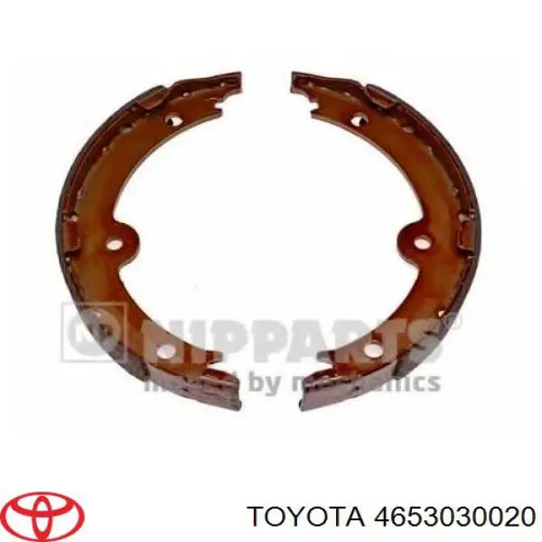 Колодки стоянкового гальма Toyota 4653030020