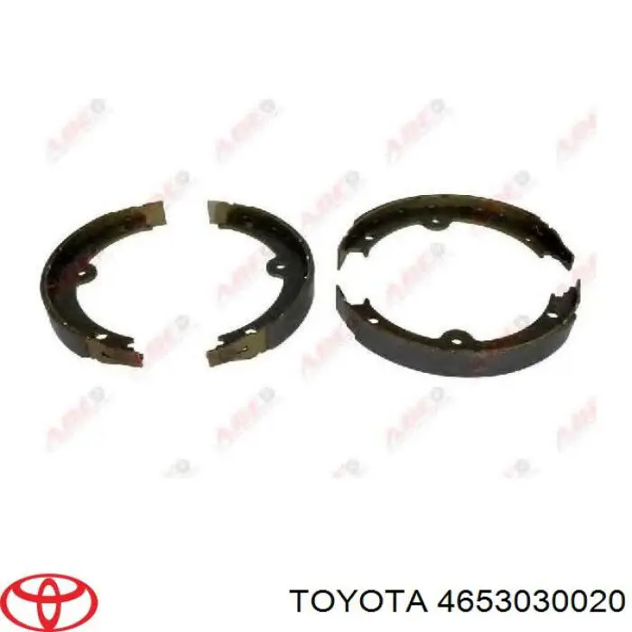 4653030020 Toyota Гальмівні колодки ручника