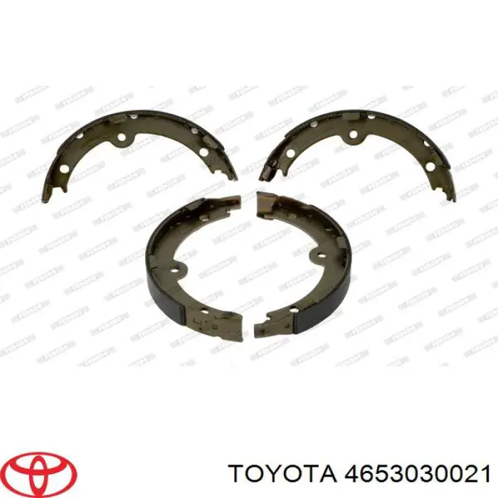 4653030021 Toyota Гальмівні колодки ручника
