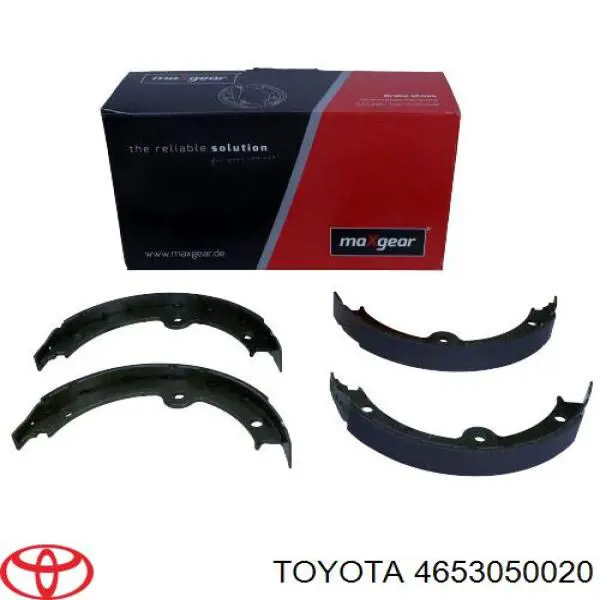 Колодки ручника / стоянкового гальма Toyota 4653050020 ціна, від 25.17 USD