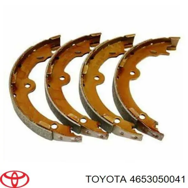 4653050041 Toyota колодки ручника/стоянкового гальма