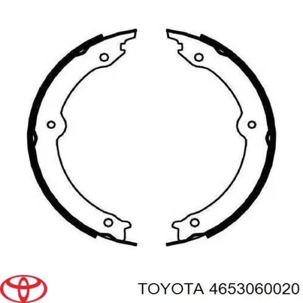 Купити 4653060020 Toyota Гальмівні колодки гальма стоянки