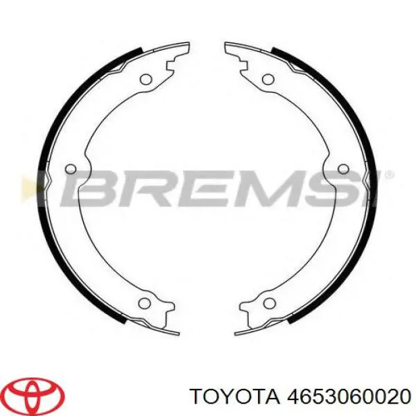 Колодки ручника / стоянкового гальма Trialli GF4671 ціна, від 21.47 USD