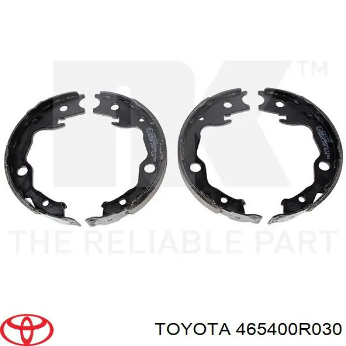 465400R030 Toyota Гальмівні колодки ручника