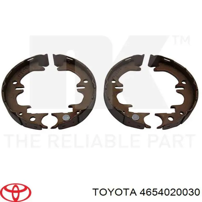 Купити 4654020030 Toyota Гальмівні колодки гальма стоянки