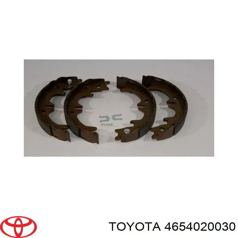 Колодки стоянкового гальма Toyota 4654020030