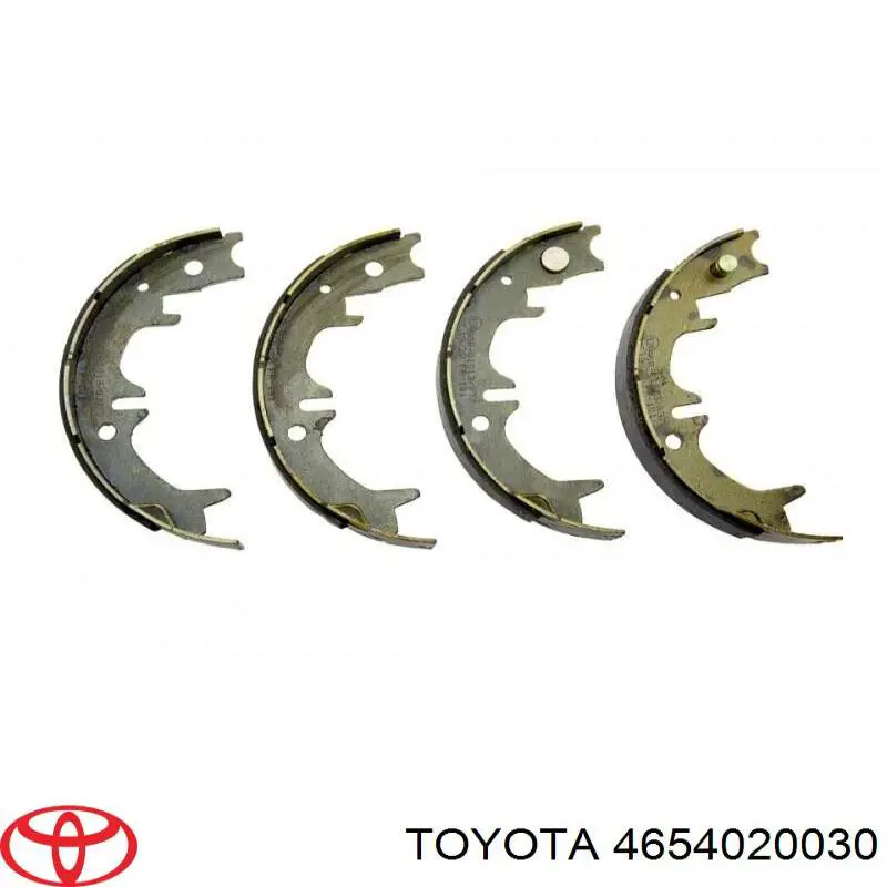 Колодки ручника / стоянкового гальма Toyota 4654020030 ціна, від 28.32 USD