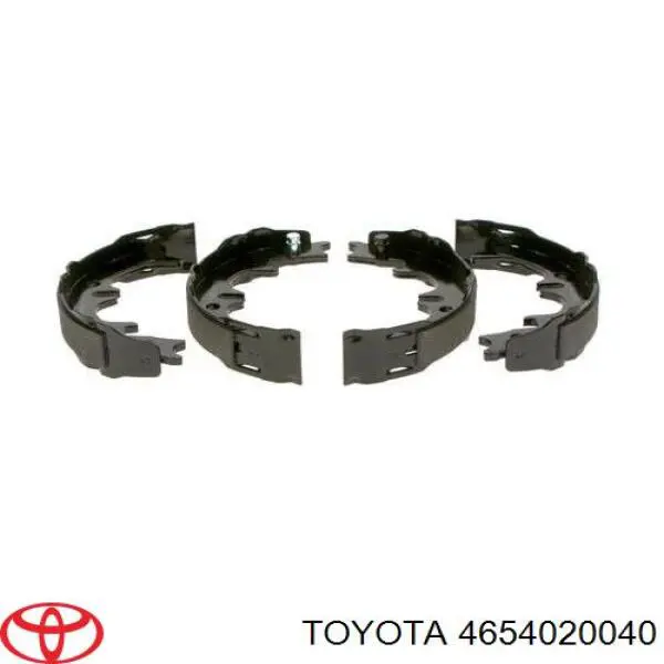 Колодки ручника/стоянкового гальма 4654020040 Toyota