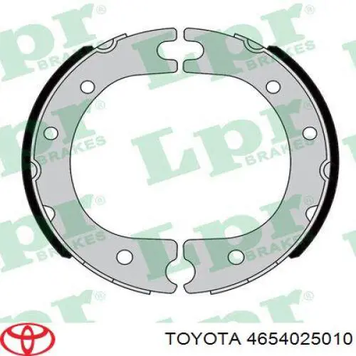 4654025010 Toyota Гальмівні колодки ручника
