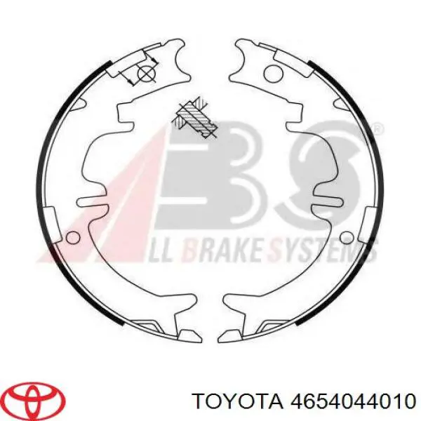Купити 4654044010 Toyota Гальмівні колодки гальма стоянки