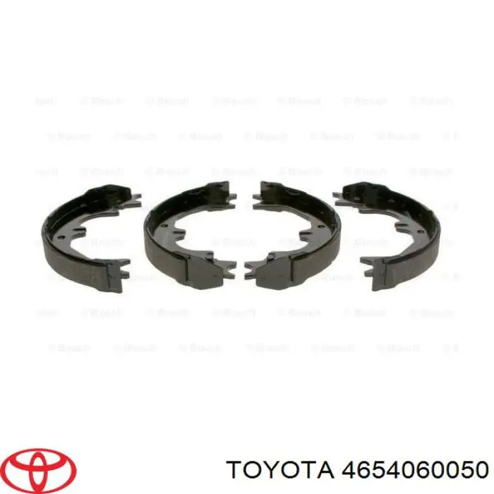 Колодки стоянкового гальма Toyota 4654060050