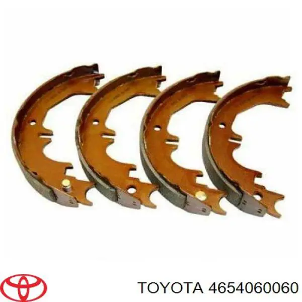 Колодки ручника / стоянкового гальма Toyota 4654060060 ціна, від 24.01 USD